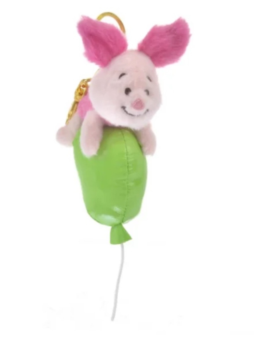 BNWT Disney Hong Kong Disneyland Winnie the Pooh Piglet Balloon Plush Keychain